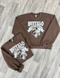 Chocolate Brown Women's Crew