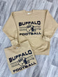 Pebble Neutral Oversized Buffalo Football Crew