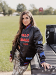 In Season Embroidered Buffalo Varsity Bomber